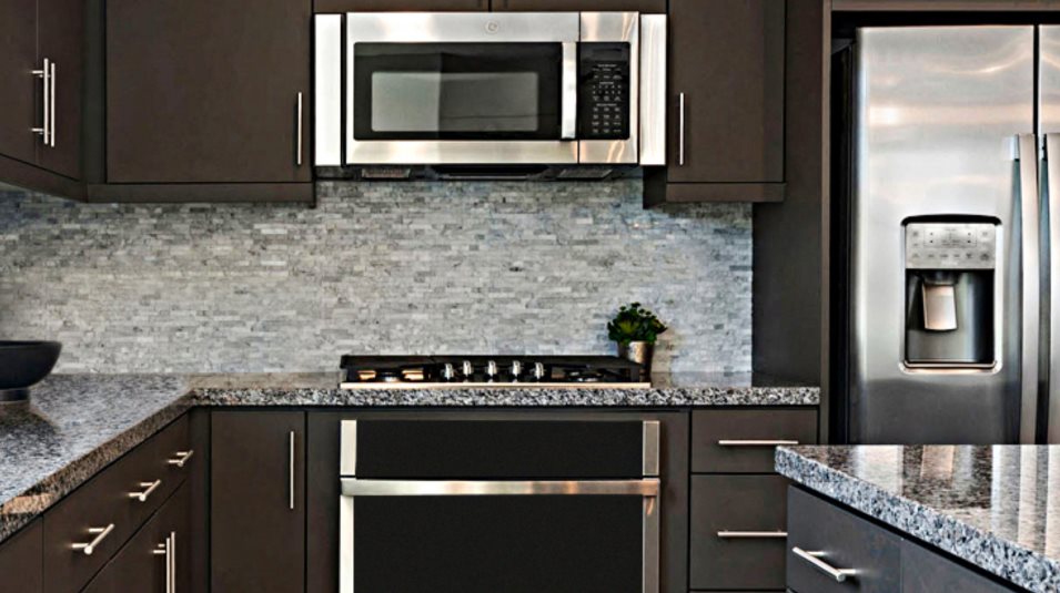 Microwave and cooktop