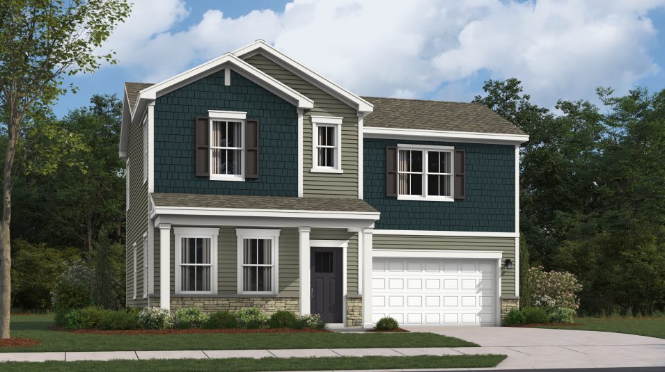 Pembroke Basement Exterior Rendering Cottage