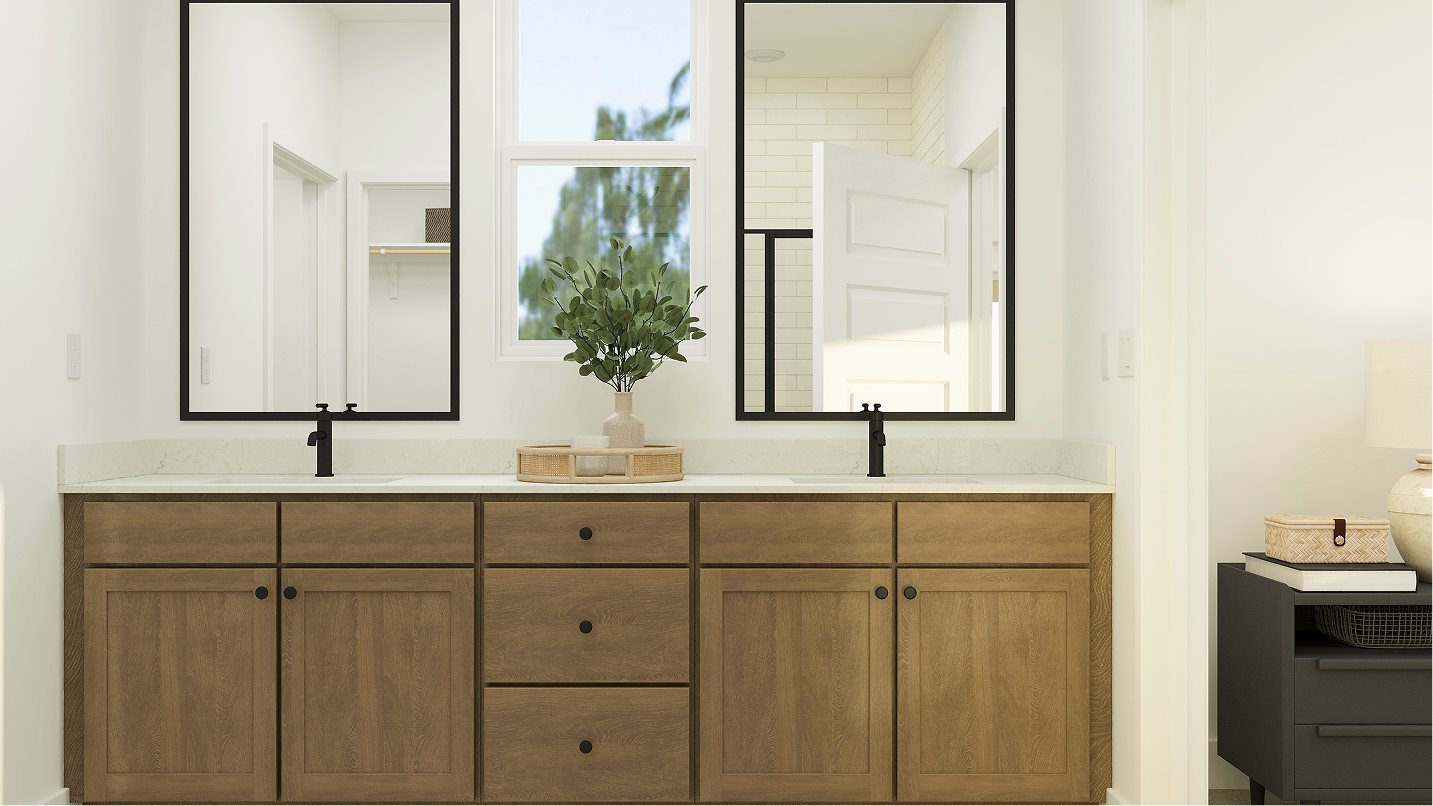 Cheyenne Owner's Suite Bathroom with Dual Vanity