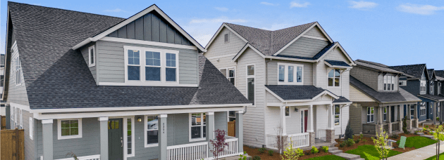 Exterior of Lennar single family home