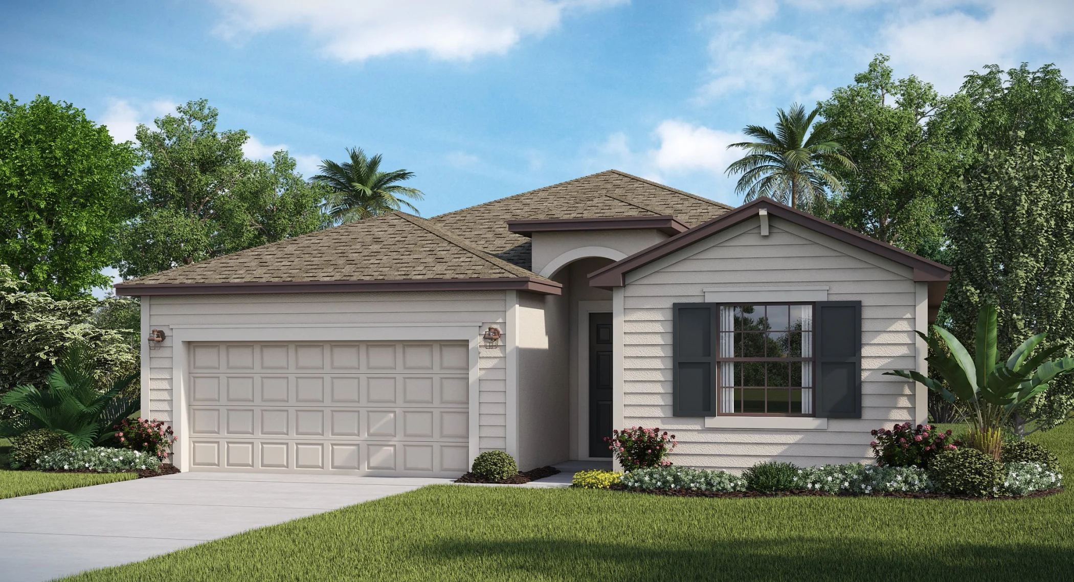 Single-story modern coastal at Trevi