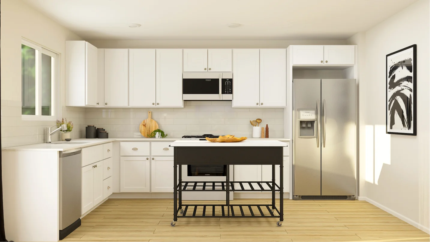 Silver Classic Collection  Woodridge Cabernet 1671 Kitchen 1of2 F1