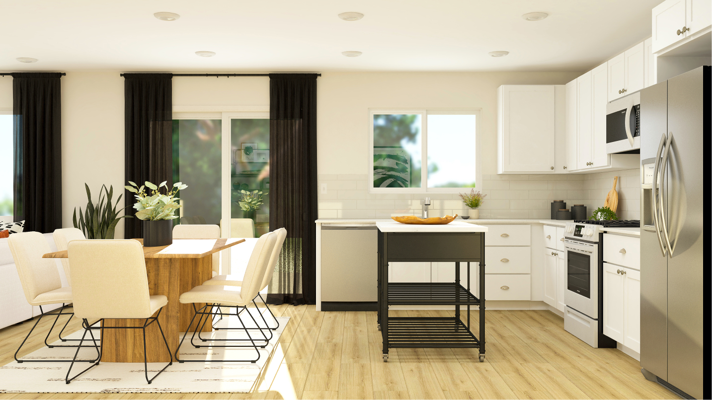 Silver Classic Collection  Woodridge Cabernet 1671 Kitchen 2of2 F1