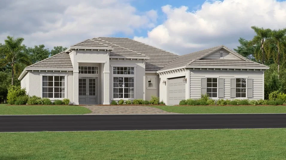 A coastal-inspired exterior 