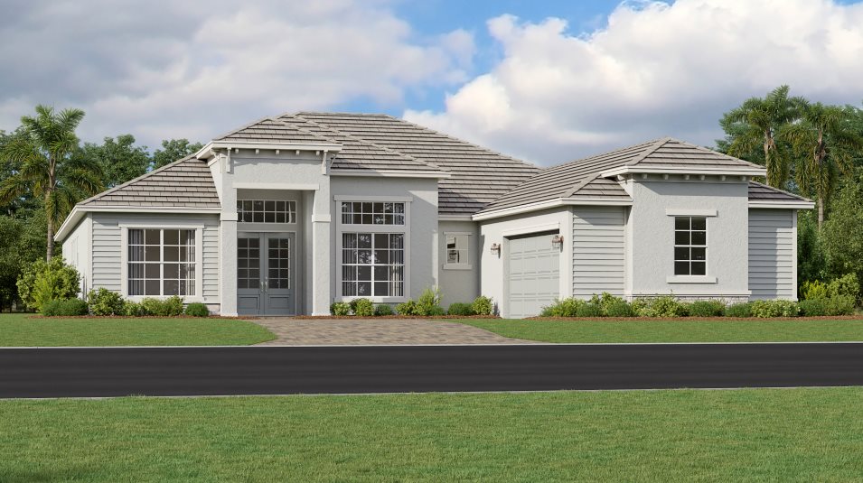 A coastal-inspired exterior 