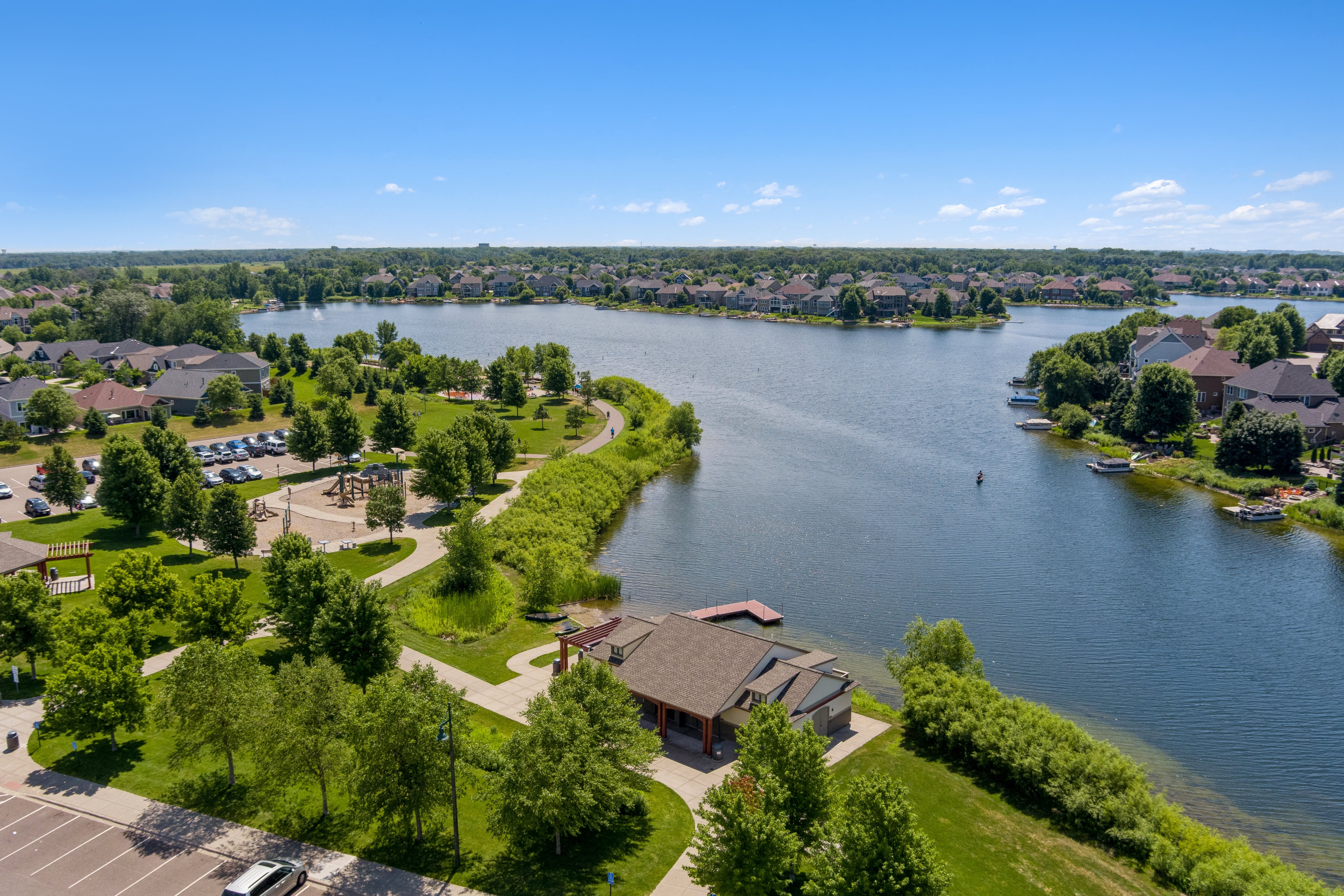 Minnesota Aerial Lakeside Commons 1of2 Photoshoot