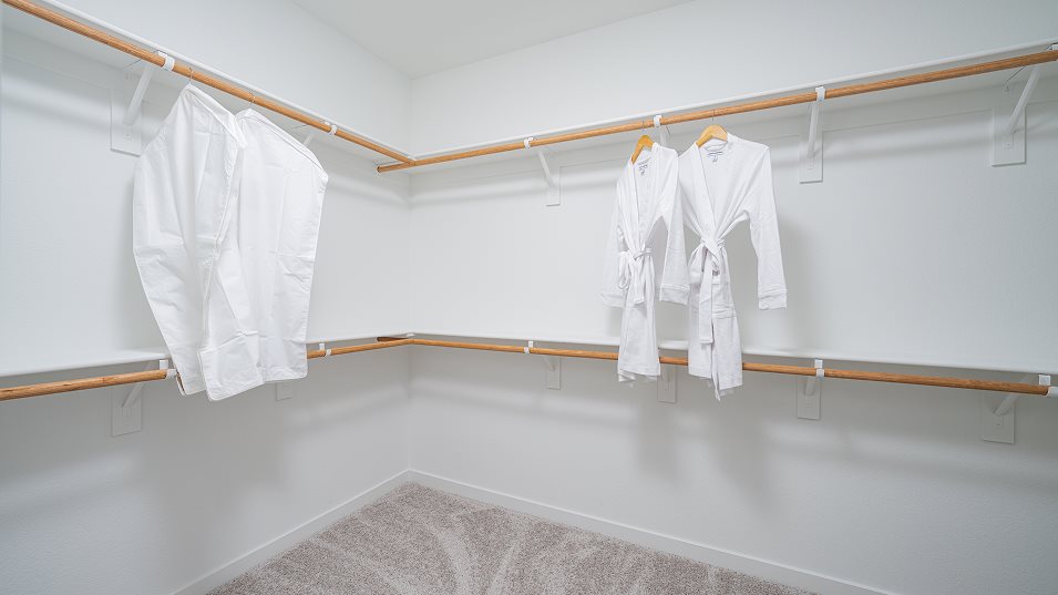 Owners suite walk in closet