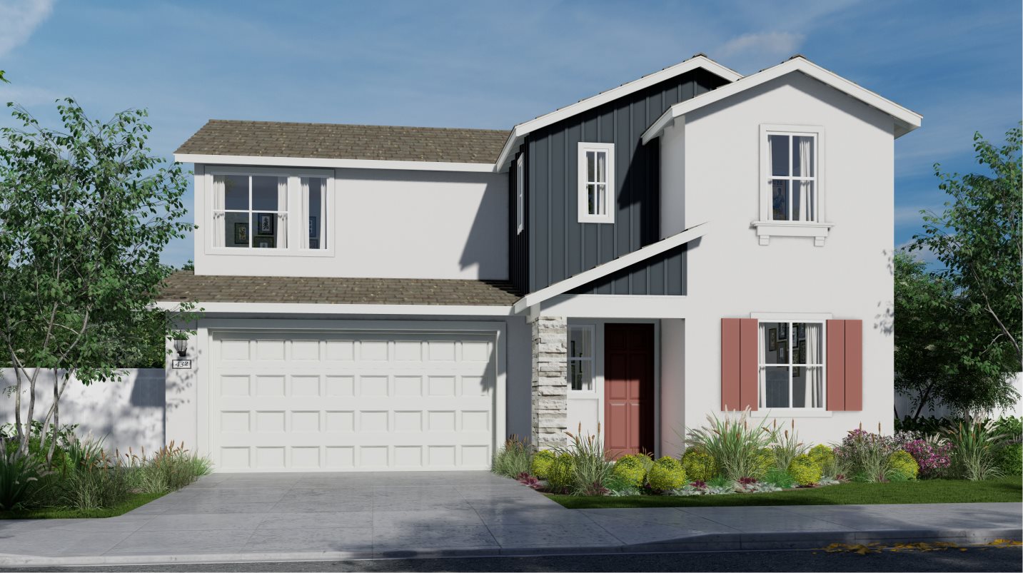 Elevation B - Modern Farmhouse