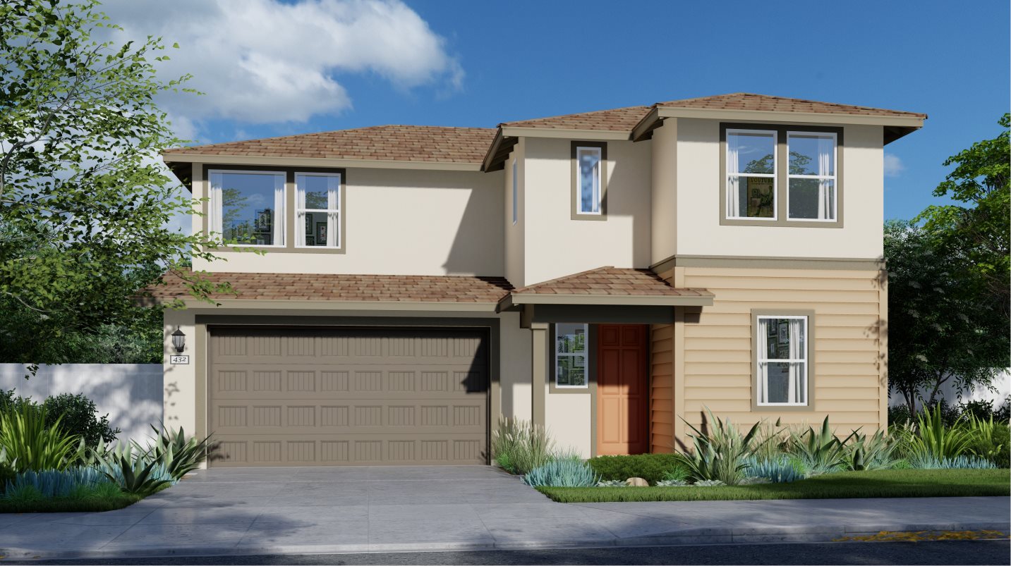 Elevation A - Modern Seaside