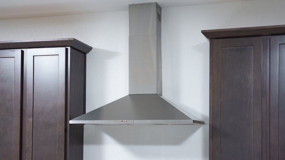 Wall-mount stainless canopy chimney hood