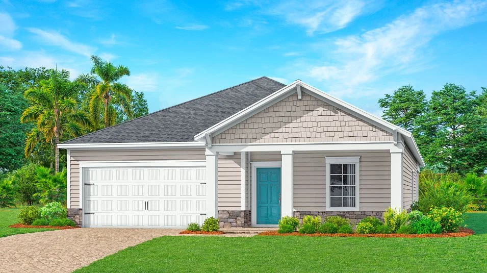 A cottage-inspired exterior