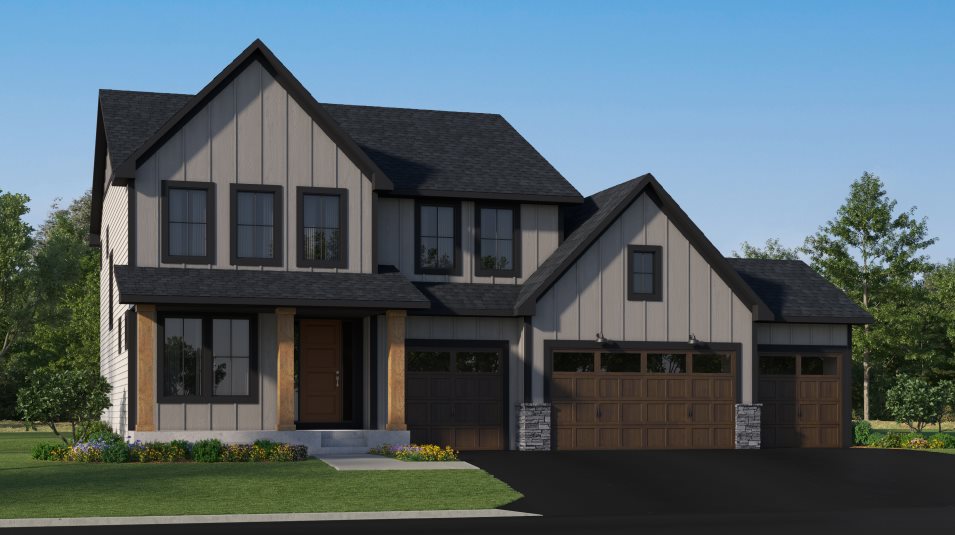 Sonoma Exterior Rendering Farmhouse C4