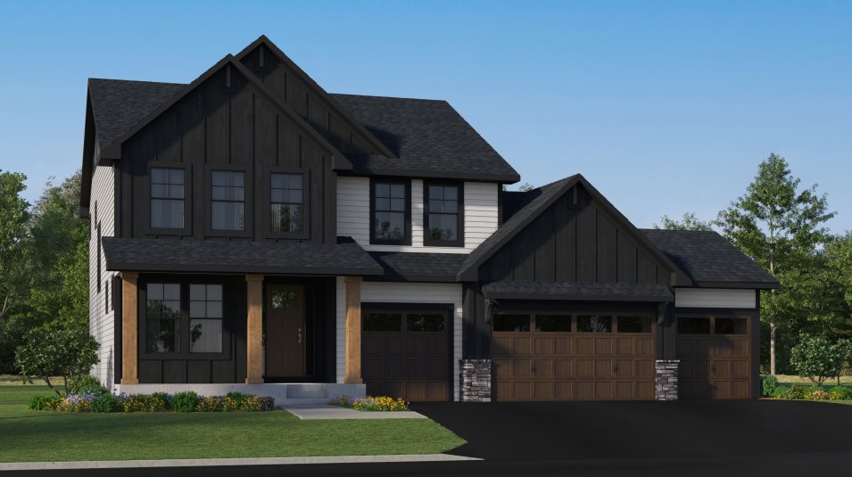 Sonoma Exterior Rendering Farmhouse II A4