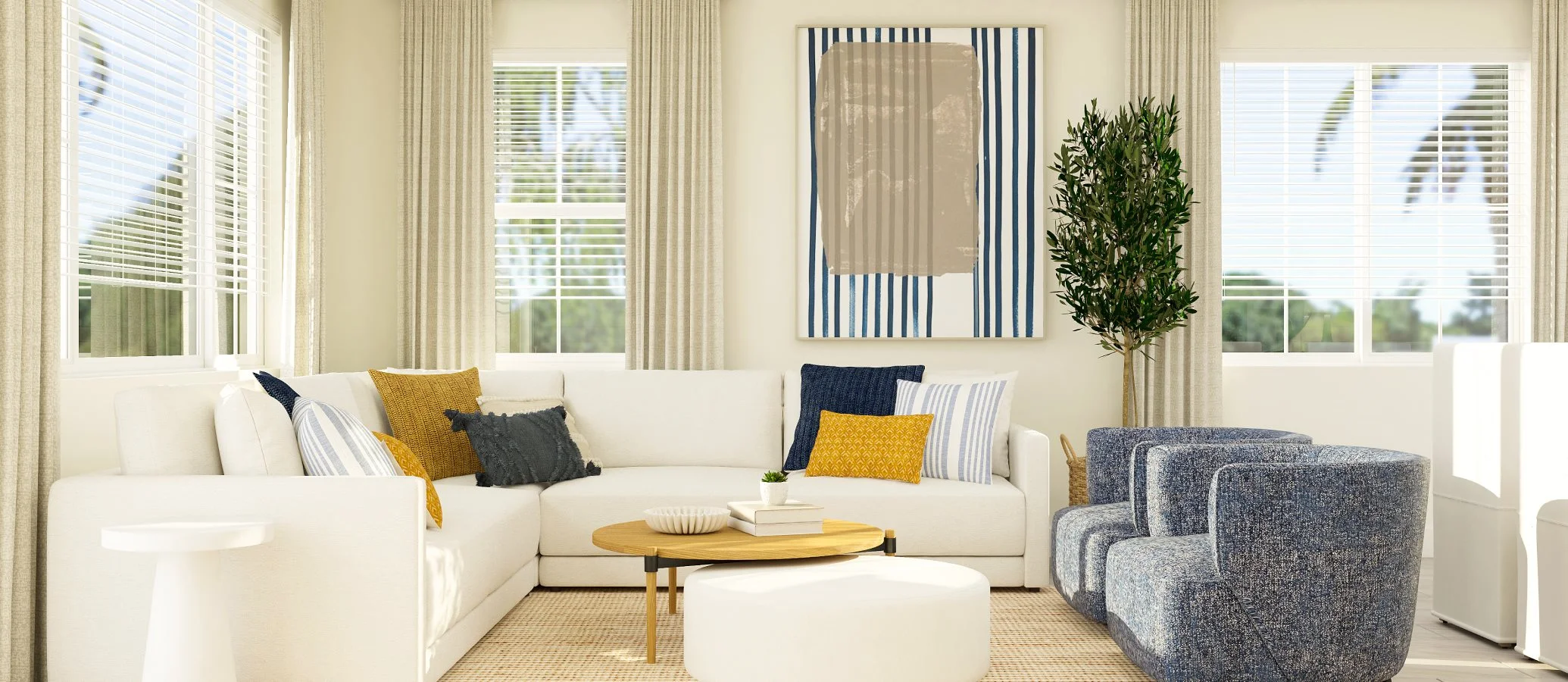 Furnished family room