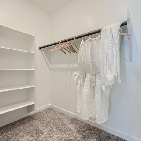 Sage owners walk in closet