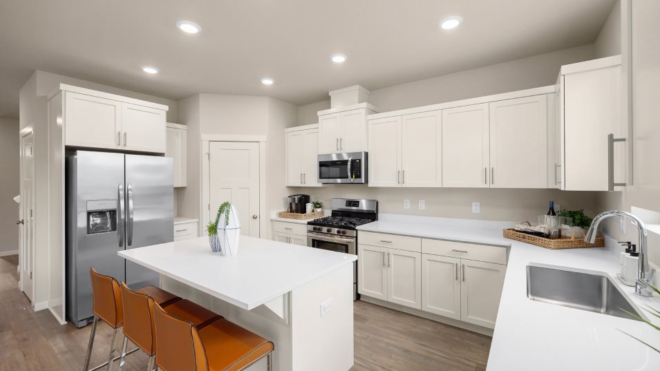 Kitchen island with seating