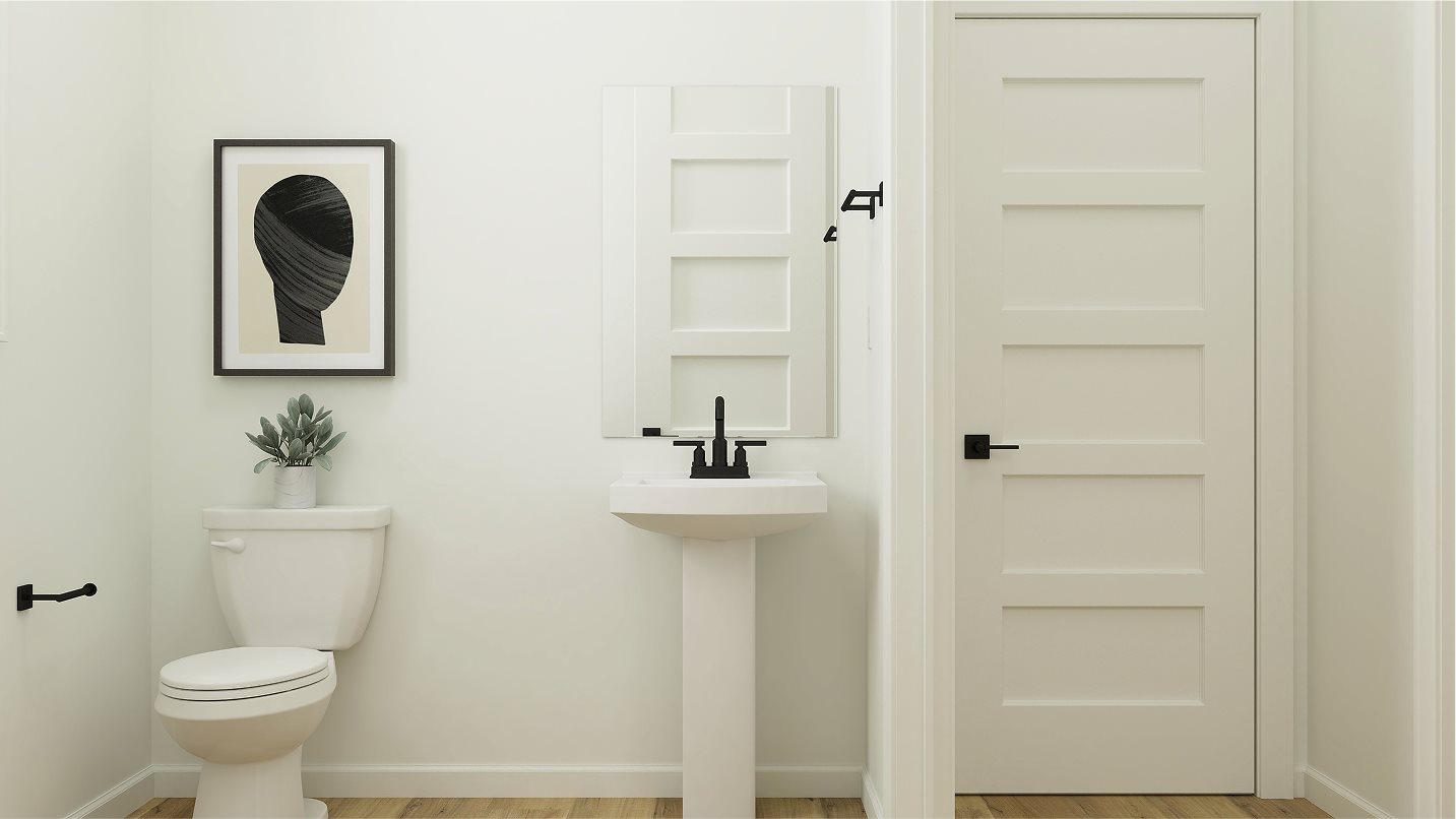 Huckleberry powder room 