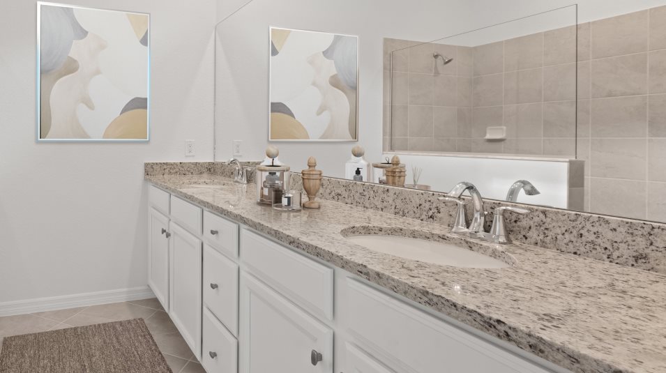 Owner's Suite bathroom granite countertops