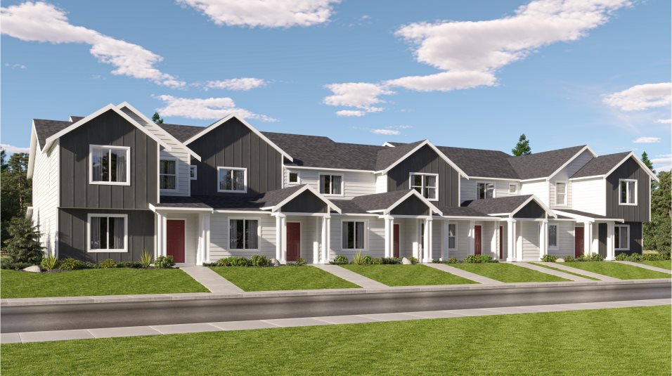 Craftsman townhome exterior image