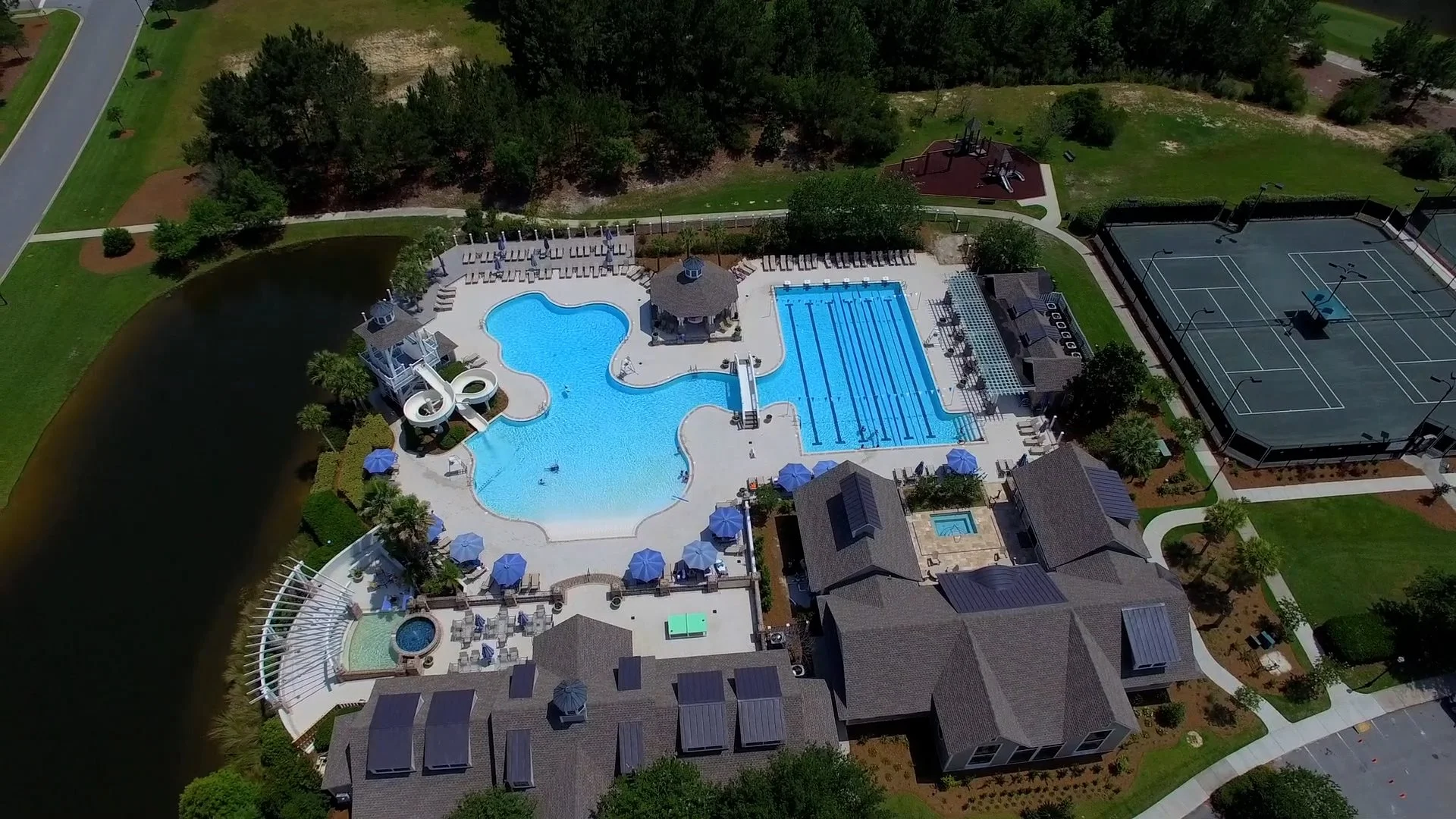 Savannah Quarters clubhouse aerial