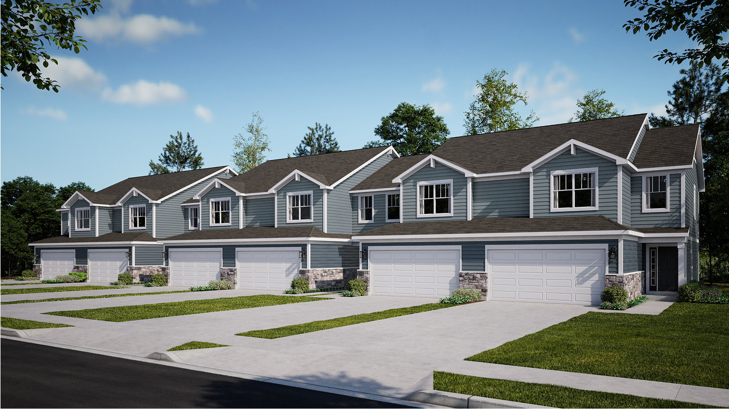 Townhomes Series Kingston Ridge 6 Plex A Streetscape X 071725