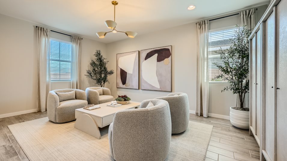 Sage living room