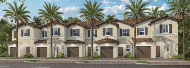 Exterior of a Lennar home