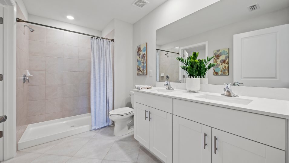 Dover plan owner's bathroom