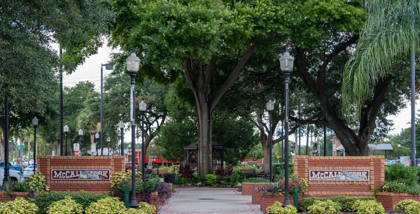McCall Park entrance 