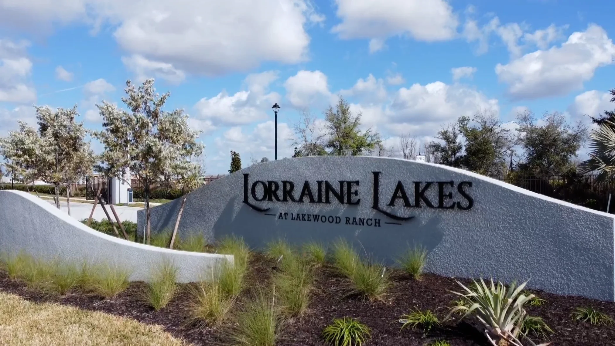 Lorraine lakes. community monument