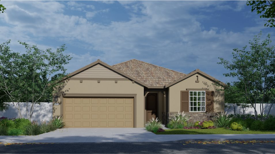 Cottage home exterior