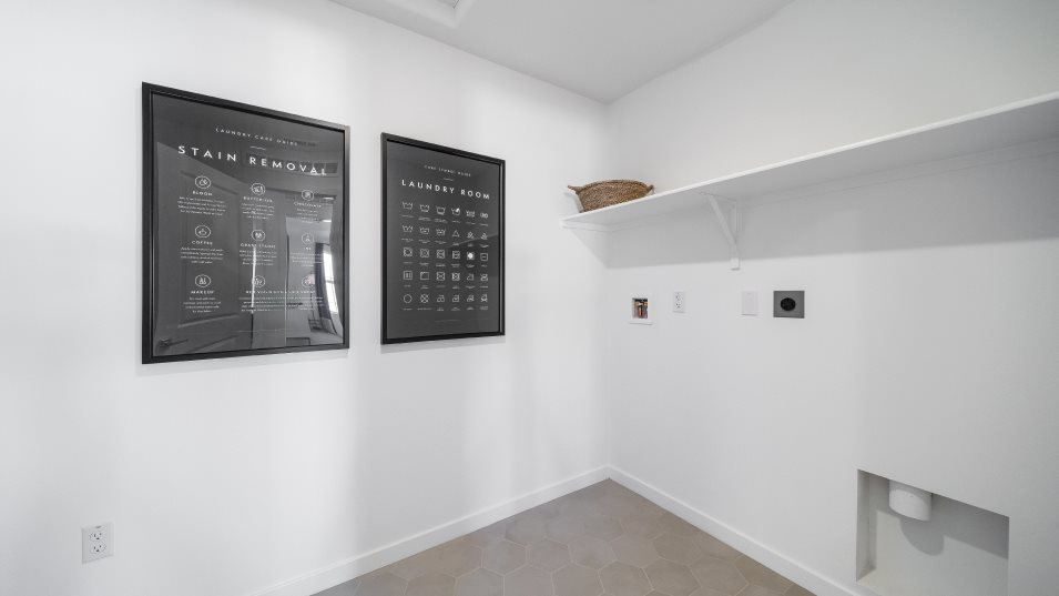 Laundry room interior