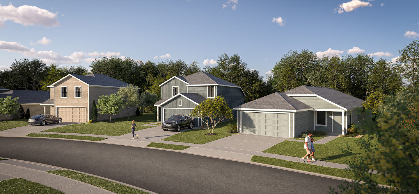 Grove Core Cottage Streetscape 1of2