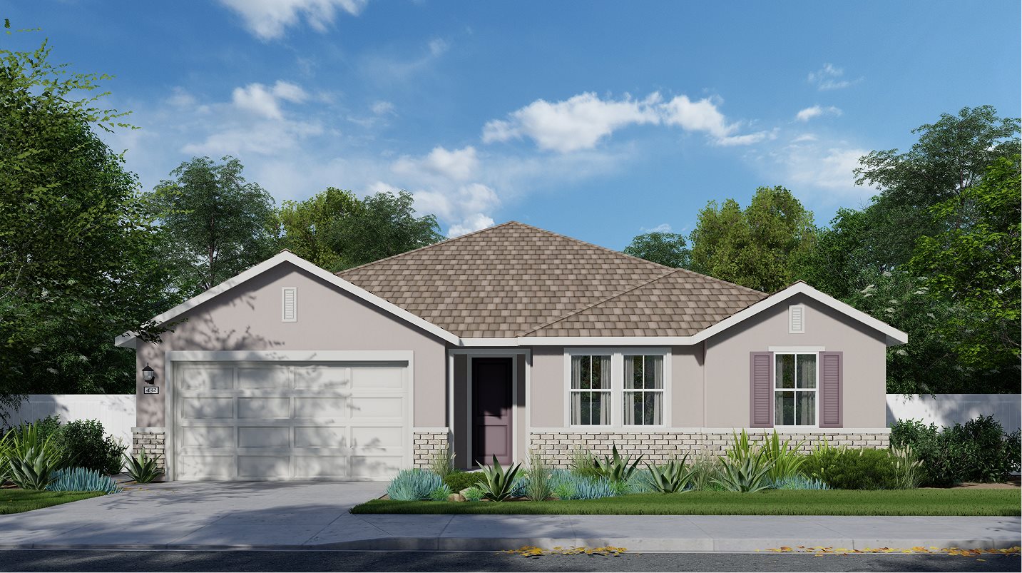 Exterior A – French Country home