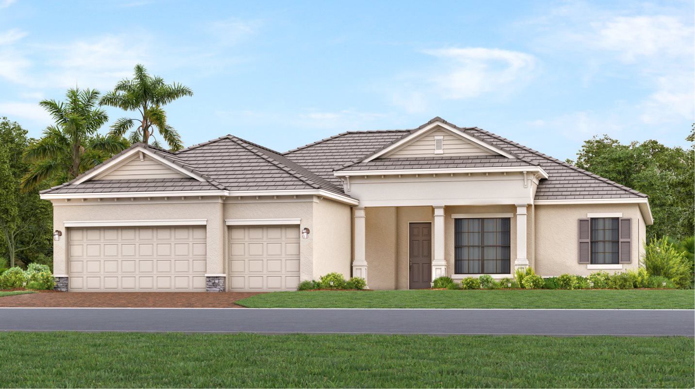 A Mediterranean-inspired exterior