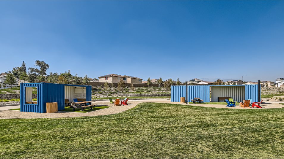 Structures at the River Ranch park