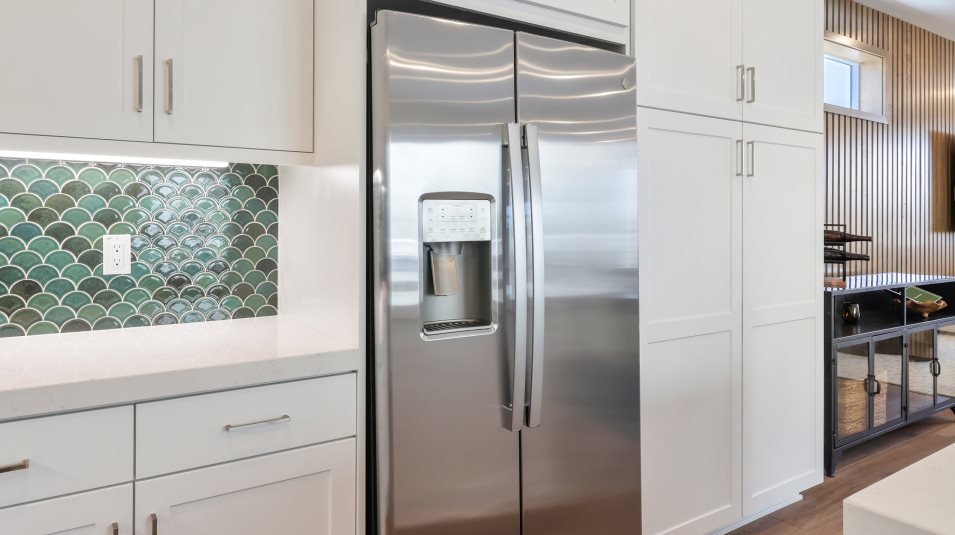 GE Profile™ 36" stainless-steel side-by-side counter-depth refrigerator
