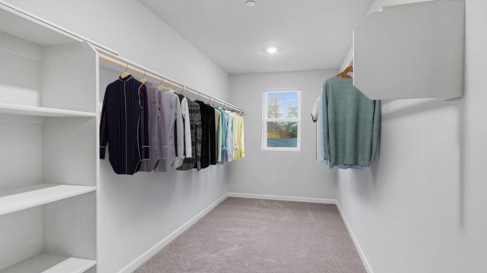 Burlington Owner's Suite Walk-In Closet
