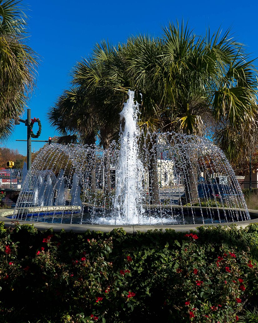 IMAGE: Fountain in Five Points Columbia, SC