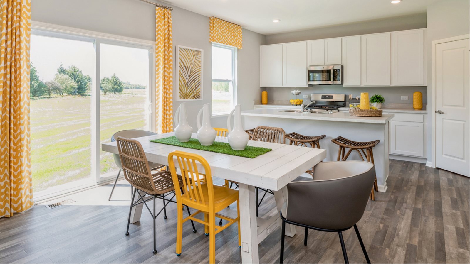 The kitchen of a Starling homeplan