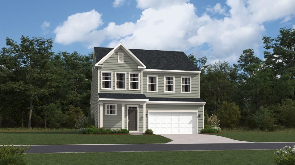 Laurel Exterior Rendering Traditional Siding