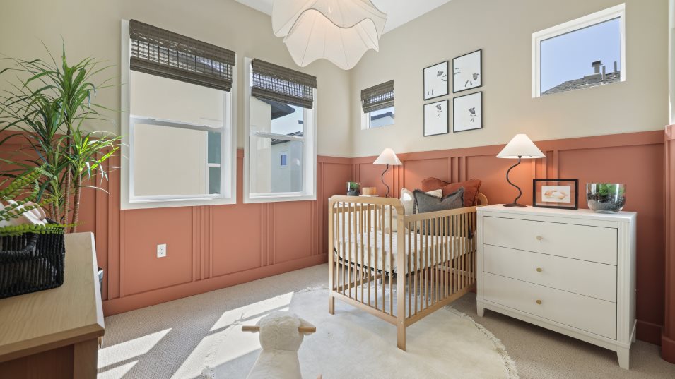 Aluna 1X Bedroom2 styled as a nursery