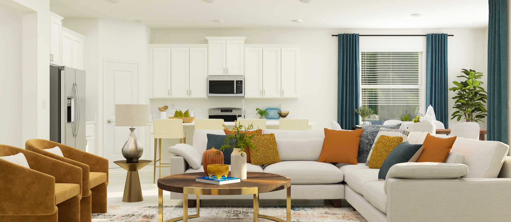 Sunburst family room