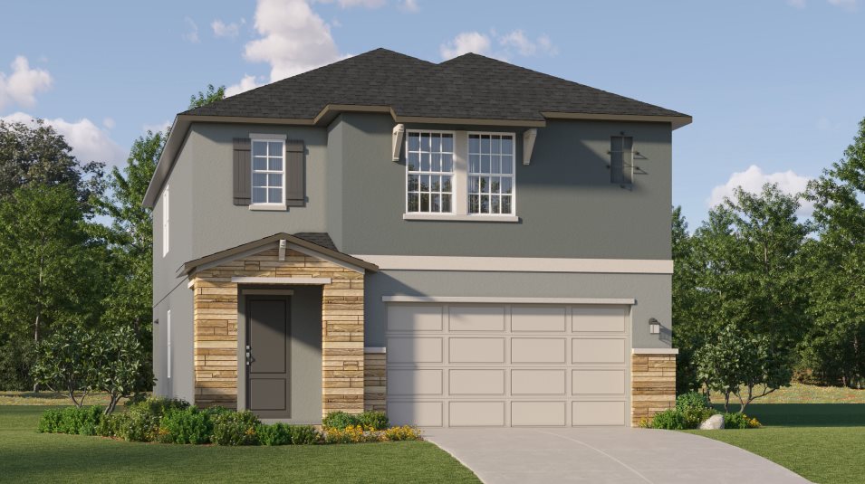 A contemporary exterior