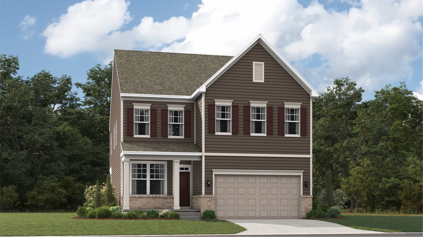 Single Family Reflections At Stonehouse Lorton Traditional Brick Watertable TWB