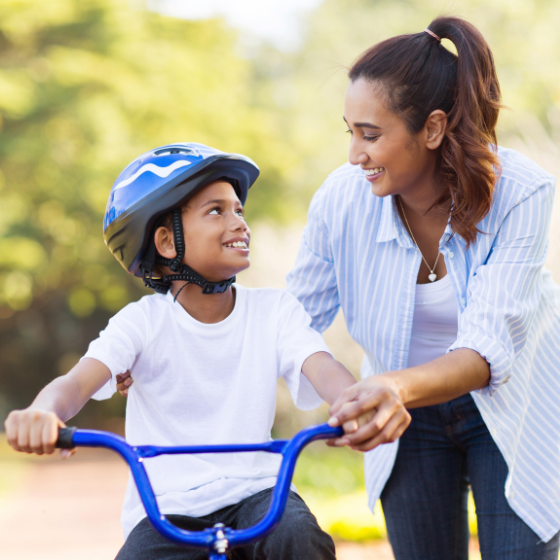 Boy Riding Bike 