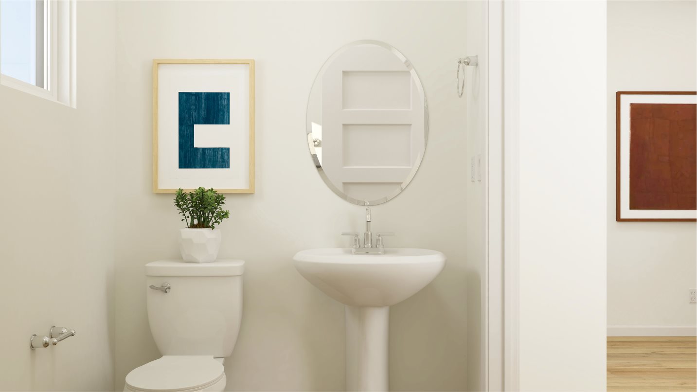 Cherry Powder Room