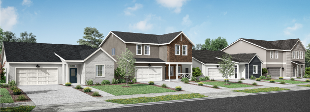 Exterior of a Lennar home