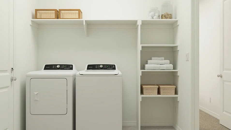 Laundry room interior