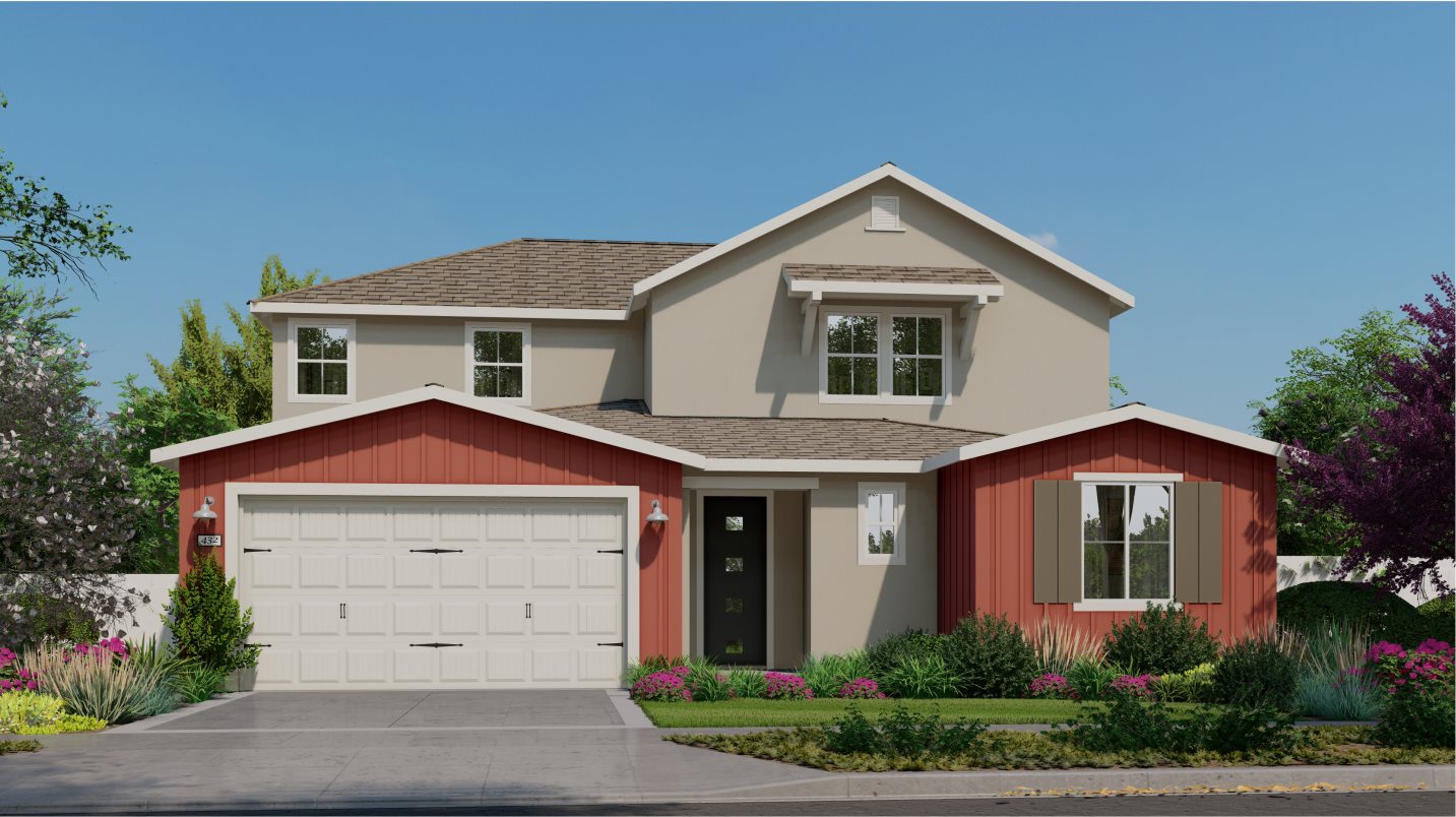 Elevation A - Modern Farmhouse